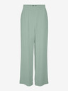 Vero Moda Pantaloni largi verde deschis pentru femei de la VERO MODA Carmen