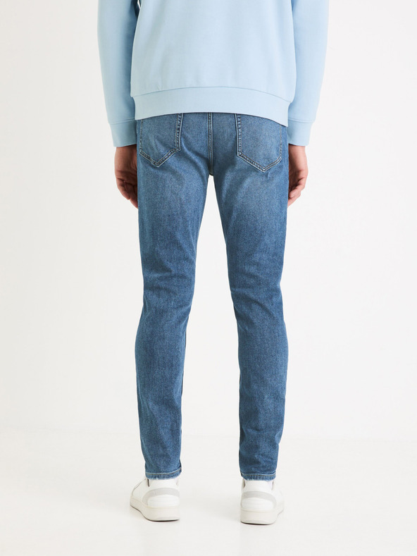 Celio Blugi albaștri skinny fit Celio Foskinny