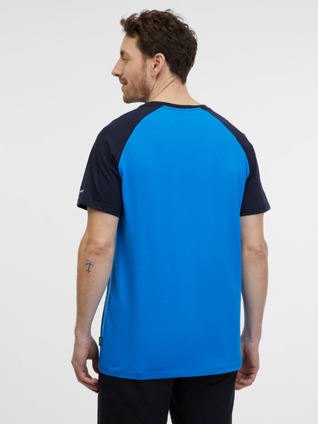 Sam 73 Tricou negru și albastru pentru bărbați SAM 73 Esteban