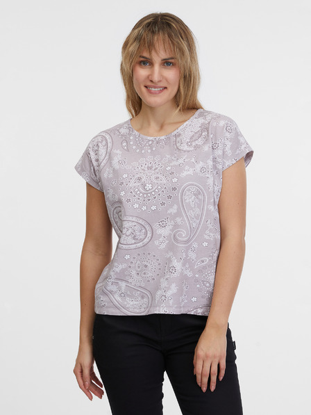 Sam 73 Tricou cu model pentru femei mov deschis SAM 73 Margarita