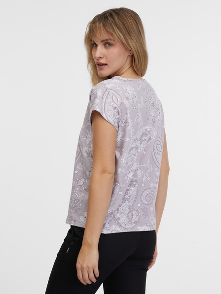 Sam 73 Tricou cu model pentru femei mov deschis SAM 73 Margarita