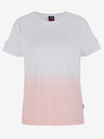 Sam 73 Tricou de damă roz și alb SAM 73 Dolores