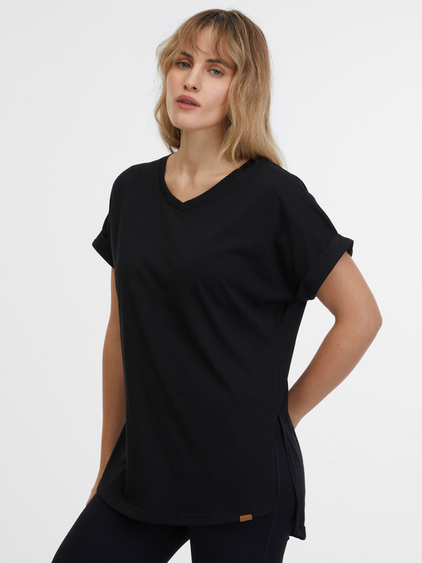 Sam 73 Tricou negru pentru femei SAM 73 Carolina