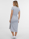 Sam 73 Rochie midi pentru femei cu dungi gri deschis SAM 73 Estela