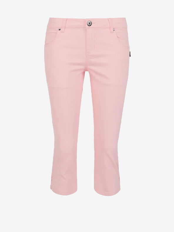 Sam 73 Blugi trei sferturi slim fit roz deschis pentru femei SAM 73 Amara