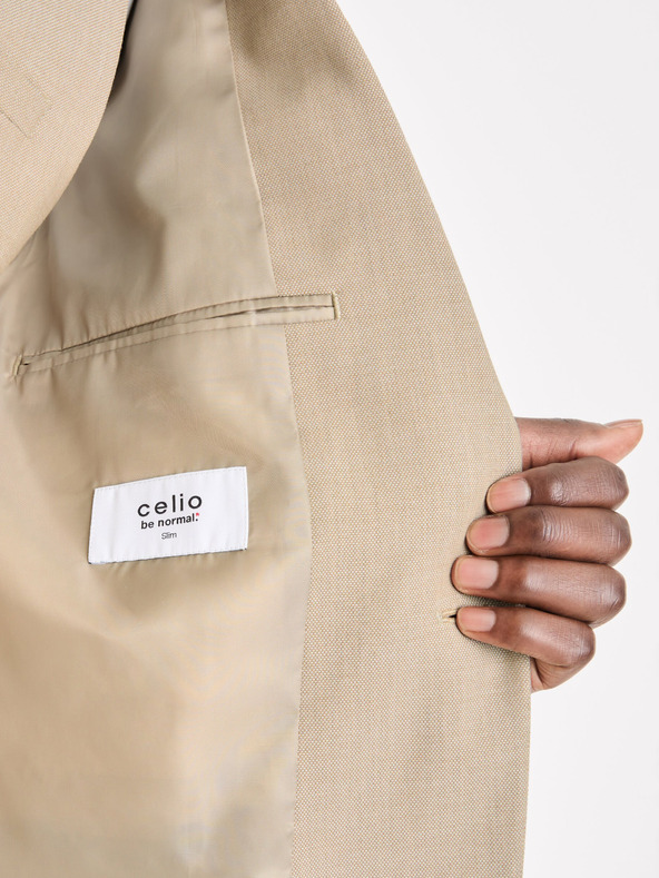 Celio Jachetă bărbați bej Celio Funew2