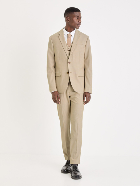 Celio Jachetă bărbați bej Celio Funew2