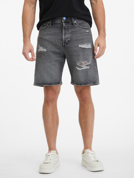 Jack & Jones Pantaloni scurți din denim Jack & Jones Tony gri închis pentru bărbați