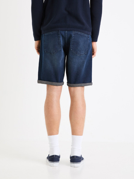 Celio Pantaloni scurți din denim pentru bărbați, albastru închis Celio Bofirstbm