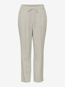 Vero Moda Pantaloni bej cu in pentru femei VERO MODA Jesmilo