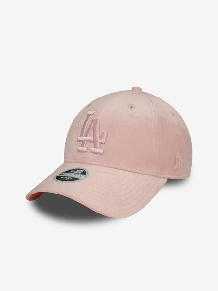 New Era Șapcă din piele de căprioară roz deschis pentru femei New Era 940W MLB 9forty