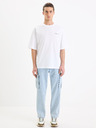 Celio Tricou alb din bumbac Celio Gesympa