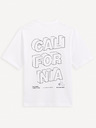 Celio Tricou alb din bumbac Celio Gesympa