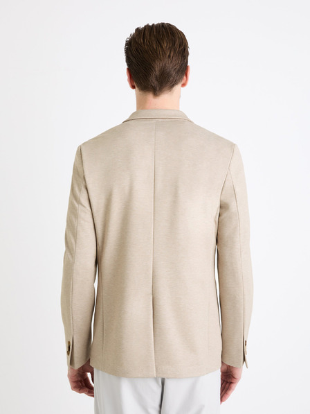 Celio Jachetă costum bărbătesc bej Celio Bujess