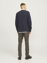 Jack & Jones Pantaloni chino maro închis pentru bărbați Jack & Jones Marco