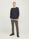 Jack & Jones Pantaloni chino maro închis pentru bărbați Jack & Jones Marco
