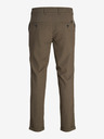 Jack & Jones Pantaloni chino maro închis pentru bărbați Jack & Jones Marco