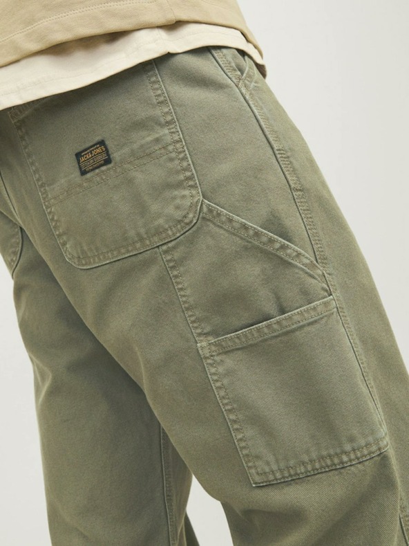 Jack & Jones Pantaloni bărbați Jack & Jones Eddie kaki