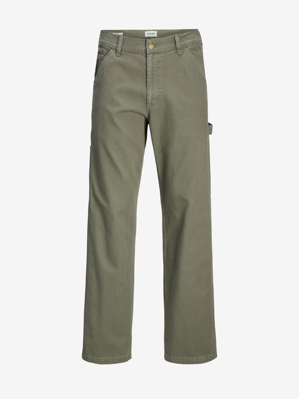 Jack & Jones Pantaloni bărbați Jack & Jones Eddie kaki