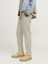 Jack & Jones Pantaloni bărbătești din catifea bej Jack & Jones Tace