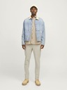 Jack & Jones Pantaloni bărbătești din catifea bej Jack & Jones Tace