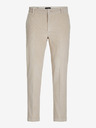 Jack & Jones Pantaloni bărbătești din catifea bej Jack & Jones Tace