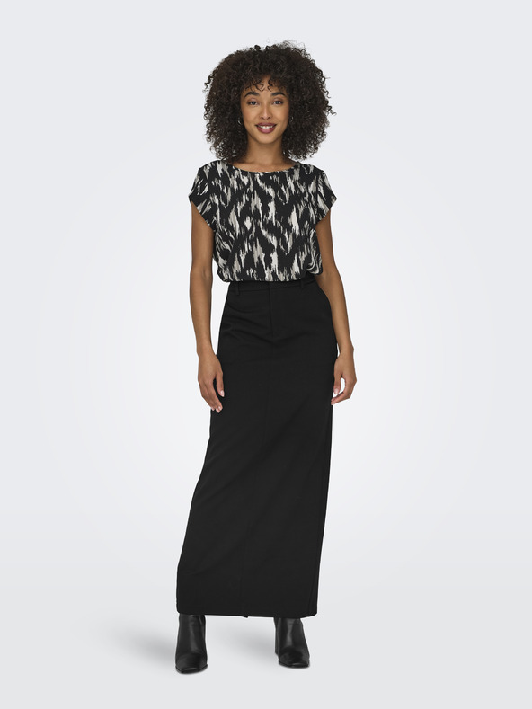 ONLY Bluză cu model bej și negru pentru femei ONLY Vic