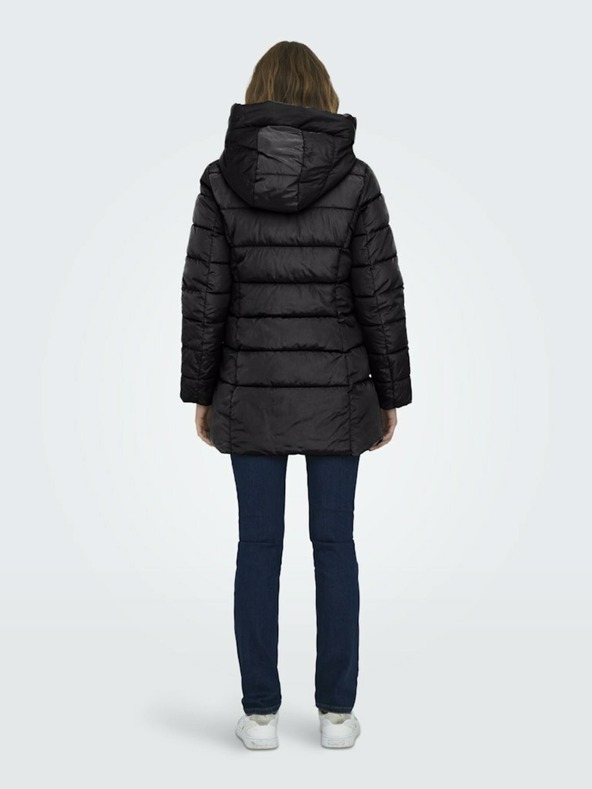 ONLY Jachetă matlasată de iarnă neagră pentru femei ONLY Luna