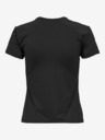 ONLY Tricou de bază negru pentru femei ONLY Lea