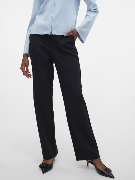Vero Moda Pantaloni negri pentru femei Vero Moda Clair