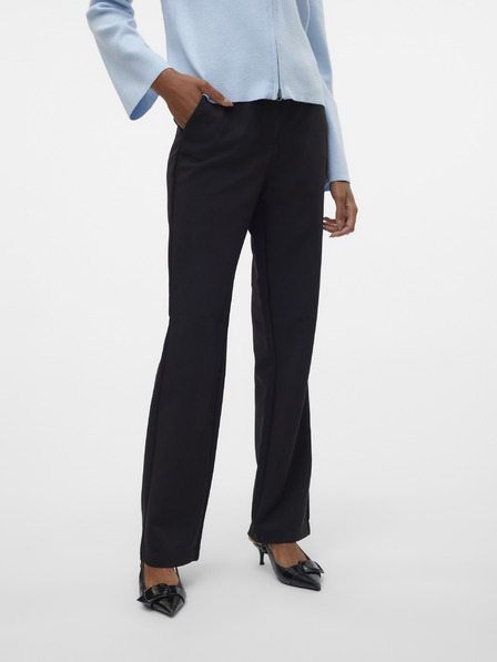 Vero Moda Pantaloni negri pentru femei Vero Moda Clair