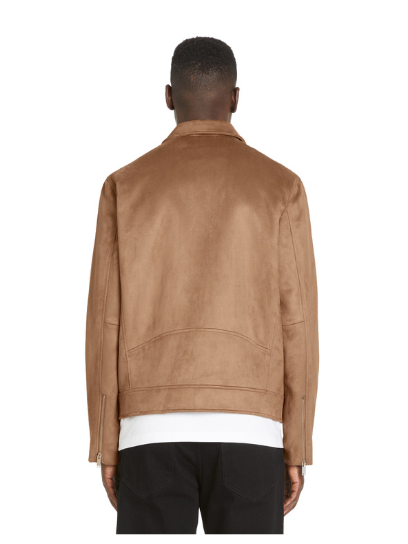 Celio Jufaster jachetă din piele de căprioară faux