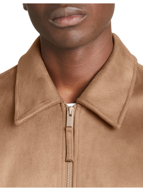 Celio Jufaster jachetă din piele de căprioară faux