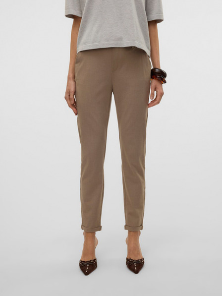 Vero Moda Pantaloni de damă maro Vero Moda Maya