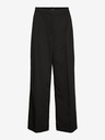 Vero Moda Pantaloni negri pentru femei cu picior lat Vero Moda Nila