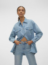 Vero Moda Cămașă din denim albastru deschis pentru femei Vero Moda Naya