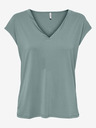 ONLY Tricou verde pentru femei ONLY Free