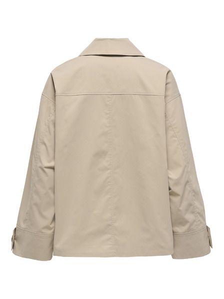 ONLY Trench scurt bej pentru femei ONLY ONLEJA ORCHID