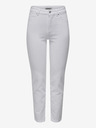 ONLY Blugi skinny albi pentru femei ONLY Emily