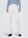 ONLY Blugi skinny albi pentru femei ONLY