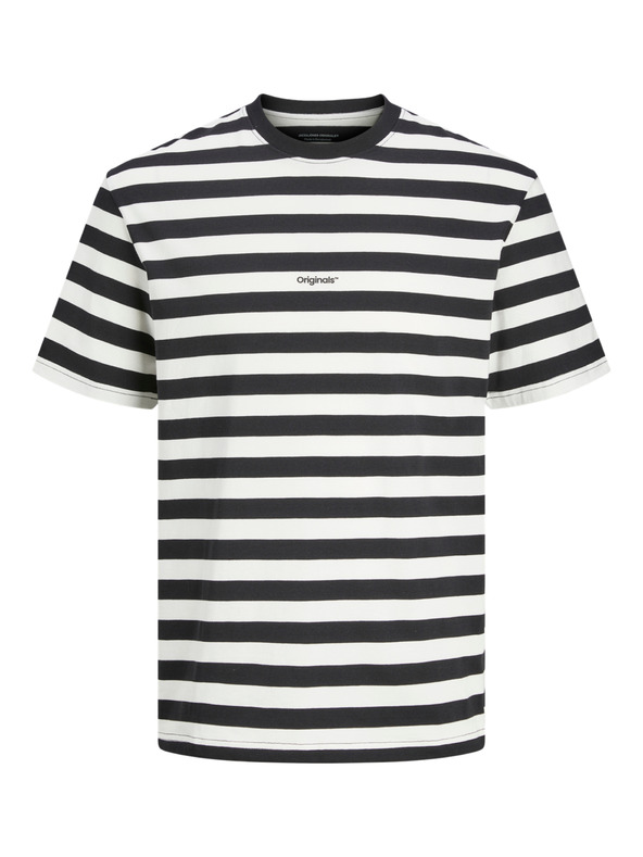 Jack & Jones Tricou cu dungi albe și negre pentru bărbați Jack & Jones