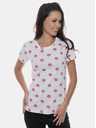 Sam 73 Tricou imprimat alb pentru femei SAM 73