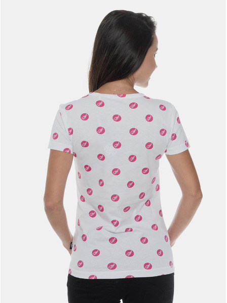 Sam 73 Tricou imprimat alb pentru femei SAM 73