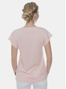Sam 73 Tricou imprimat roz pentru femei SAM 73