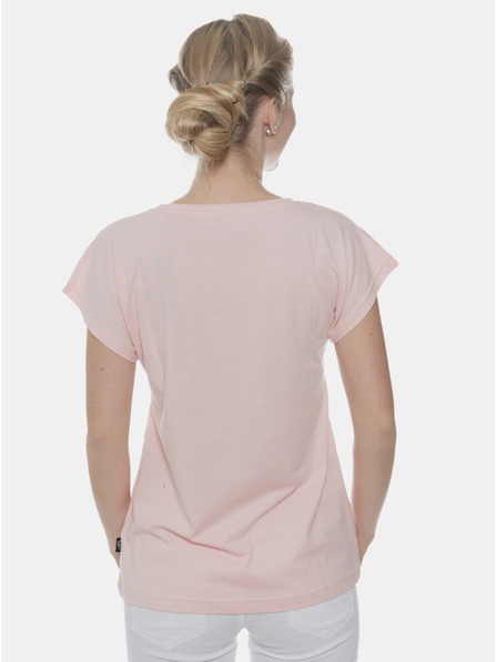 Sam 73 Tricou imprimat roz pentru femei SAM 73