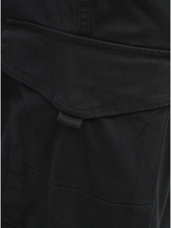 Jack & Jones Pantaloni negri cu croială conică Jack & Jones Paul