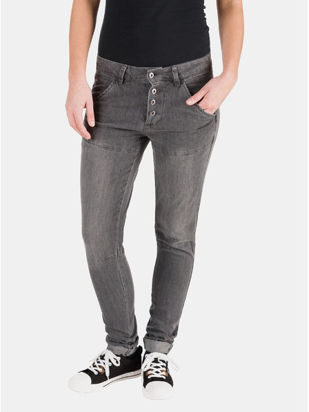 Sam 73 Blugi slim fit pentru femei gri închis SAM 73
