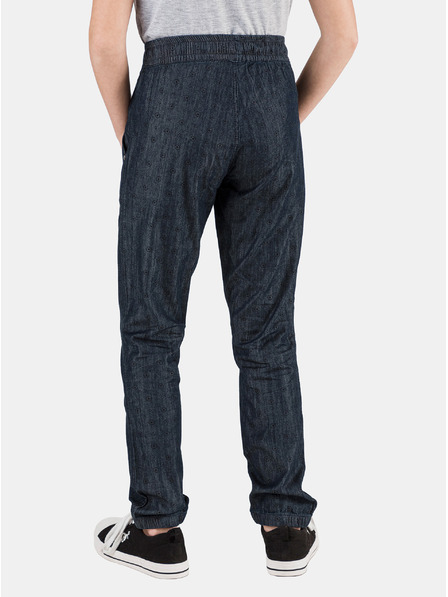 Sam 73 Pantaloni pentru fete cu model albastru închis SAM 73
