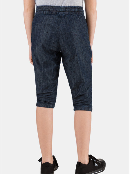 Sam 73 Pantaloni 3/4 pentru fete albastru închis SAM 73