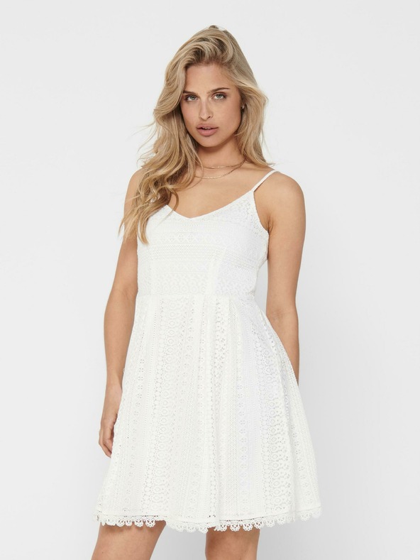 ONLY Rochie albă din dantelă ONLY Helena